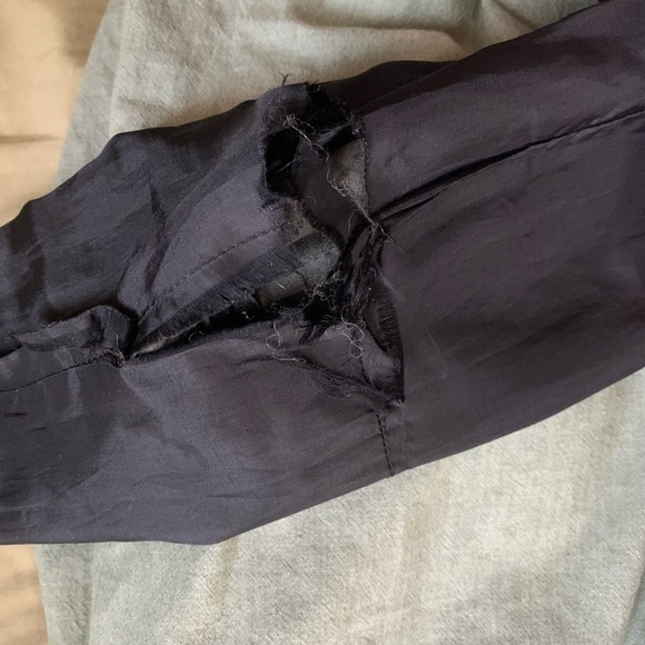 Vince Cropped Leather Biker Jacket - Picture 8 of 8